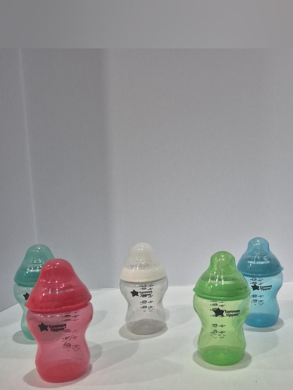 Tommee Tippee 9 Oz Natural Start Anti Colic Baby Bottles Lot Of 6